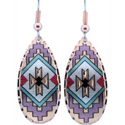 Pastel Color Native American Earrings
