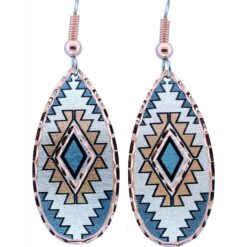 Teal Blue Native Earrings