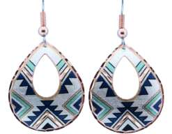 Teardrop SW Native Indian Earrings