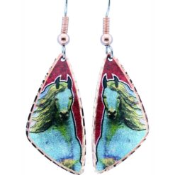 Horse Earrings Handmade in Dazzling Colors