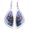 Triangle Colorful Hummingbird Earrings