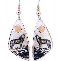 Handmade Wolf Earrings