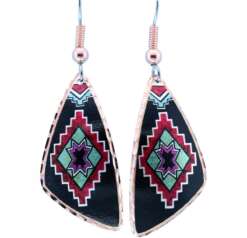 Triangle SW Native Star Earrings