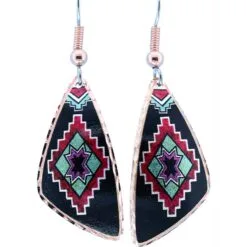 Colorful Native Star Earrings
