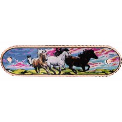 Stunning Wild Horses Hair Clip