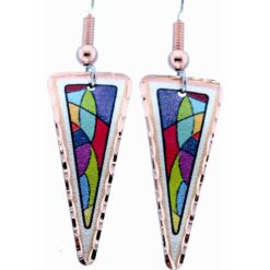 Stained Glass Colorful Earrings