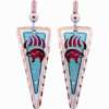 Bear and Bear Paw Native Earrings