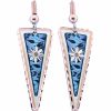 Blue Flower Earrings