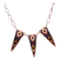 3 pieces Dangle Copper Necklaces