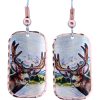 Colorful Deer Earrings