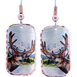 Colorful Deer Earrings