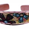 Colorful Flower Art Copper Rings RNY-09