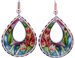 Colorful Flower Earrings