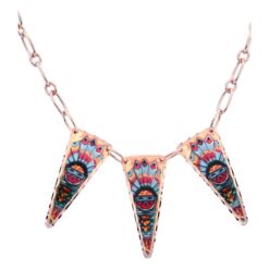 Native Kachina Necklaces with Copper Chains