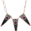 Colorful Native Art Zia Necklaces