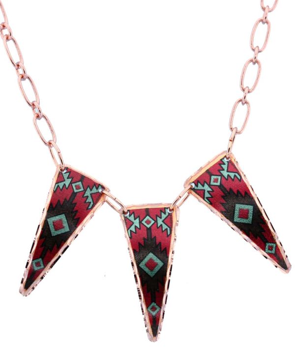 Copper Colorful Native Necklaces