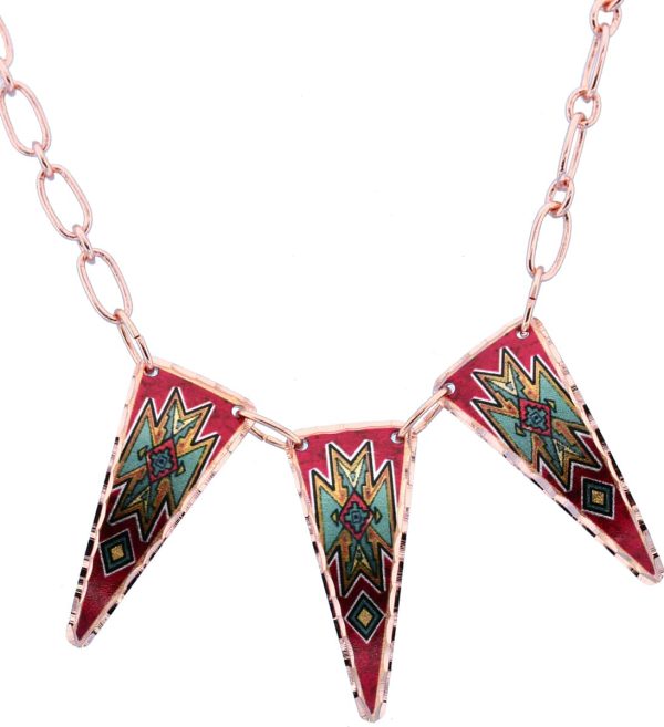 Copper Colorful Native Necklaces