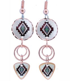 Copper Handmade Native Dangle Earrings