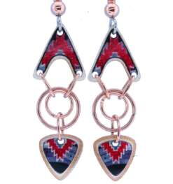 Wire SW Native Copper Earrings