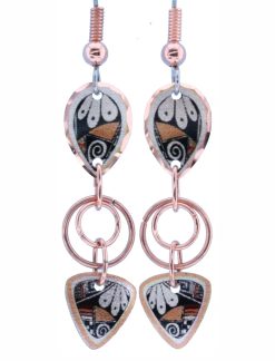 Copper Wire Native Pueblo Earrings