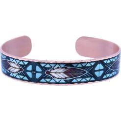 Wonderful Feather Design Copper Bracelets