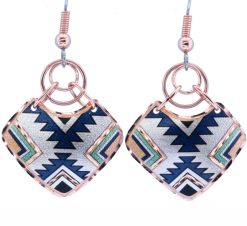 Handcrafted Copper Wire Native Earrings LJ-59