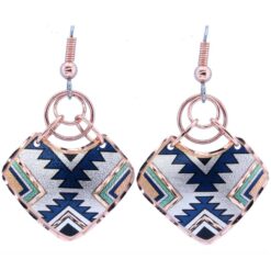 Handmade Native Copper Wire Art Earrings