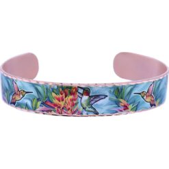 Stunning Hummingbird Copper Cuff Bracelets