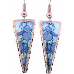 Iris Flower Earrings