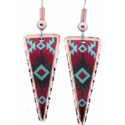 Colorful Southwest Native Art Earrings