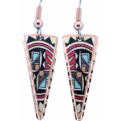 Colorful Native Triangle Earrings