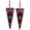 Triangle Copper Native Earrings