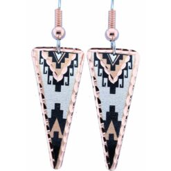 Southwest Native Earrings in Triangle Shape