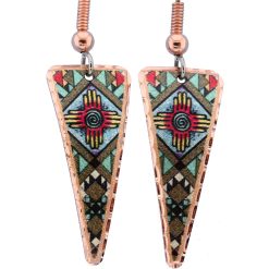 Triangle Native Zia Earrings