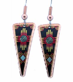 Triangle Native Zia Earrings