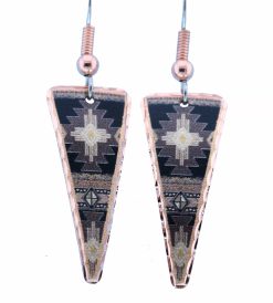 Triangle Zia Native Earrings