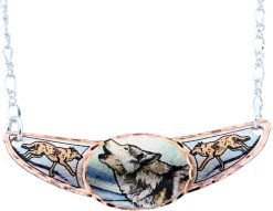 Wolf Choker Necklace