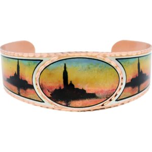 Art Jewelry Bracelet Designed by Monet in Sunset in Venice
