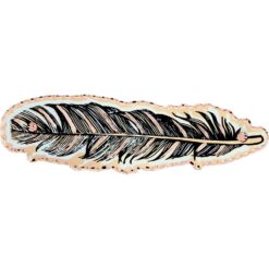 Handmade Copper Feather Hair Clip