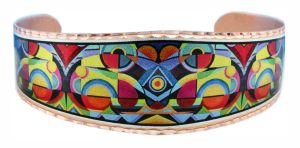 Colorful Abstract Flowers Bracelets BF-09