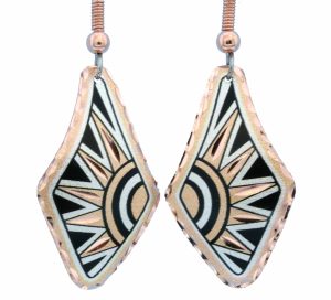 Handmade Earrings Sunburst 108