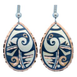 Buy Teal Blue Native American Earrings