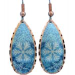 Blue Snowflakes Earrings