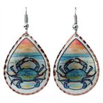 Blue Crab Earrings