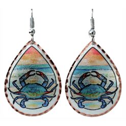 Blue crab earrings, waer unique nautical jewelry all eyes will be on you