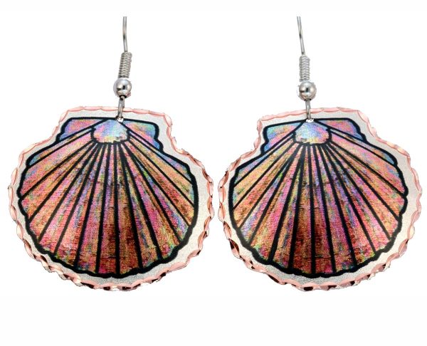 Handcrafted Nautical Seashore Jewelry, Beautiful Seashell Earrings
