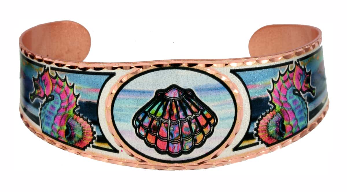Buy seashell bracelet, colorful nautical jewelry. No polishing required Buy seashell bracelet, colorful nautical jewelry. No polishing required