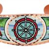 Ship wheel bracelet, nautical jewelry bracelets handmade from copper in vibrant colors