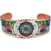 You will be impressed with stylishness and originality of this ship wheel bracelet