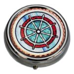 Ship Wheel Pill Box